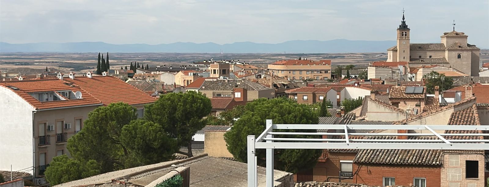 Vista de Bargas, Toledo, desde los tejados del pueblo